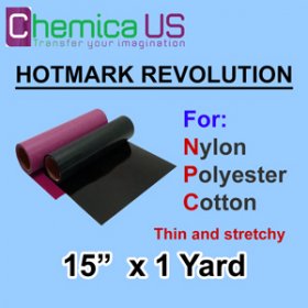 HotMark Revolution for Nylon Cotton Polyster-Stretchy 15"x1Y