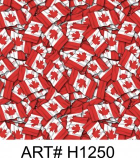 Canadian Flags Patterns Sticker Vinyl Film ART# h1250