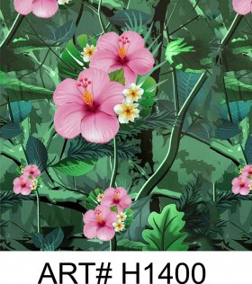 Flowers Printed Patterns Sticker Vinyl Film ART# h1400