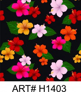 Flowers Printed Patterns Sticker Vinyl Film ART# h1403