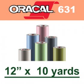 Oracal 631 Matte Removable Adhesive Vinyl Film 12" x 10 Yard