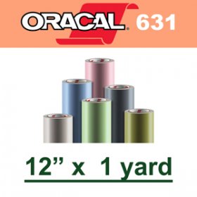Oracal 631 Matte Removable Adhesive Vinyl Film 12" x 1 Yard