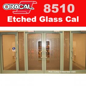 Oracal 8510 Etched Glass - Silver 24" x 1 Yard
