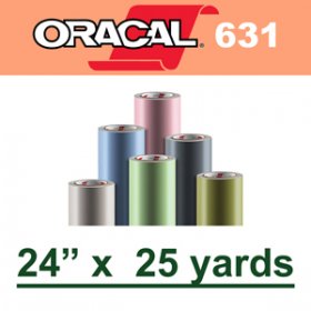 Oracal 631 Matte Removable Adhesive Vinyl Film 24" x 25 Yard