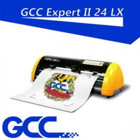 GCC Expert II-24LX vinyl cutter with optical eye contour cut