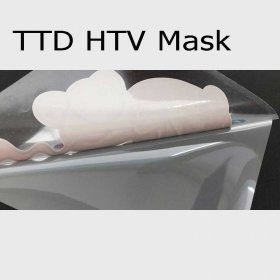 TTD HTV mask for EasyColor DTV (8" X 10"), Pack of 5 sheets